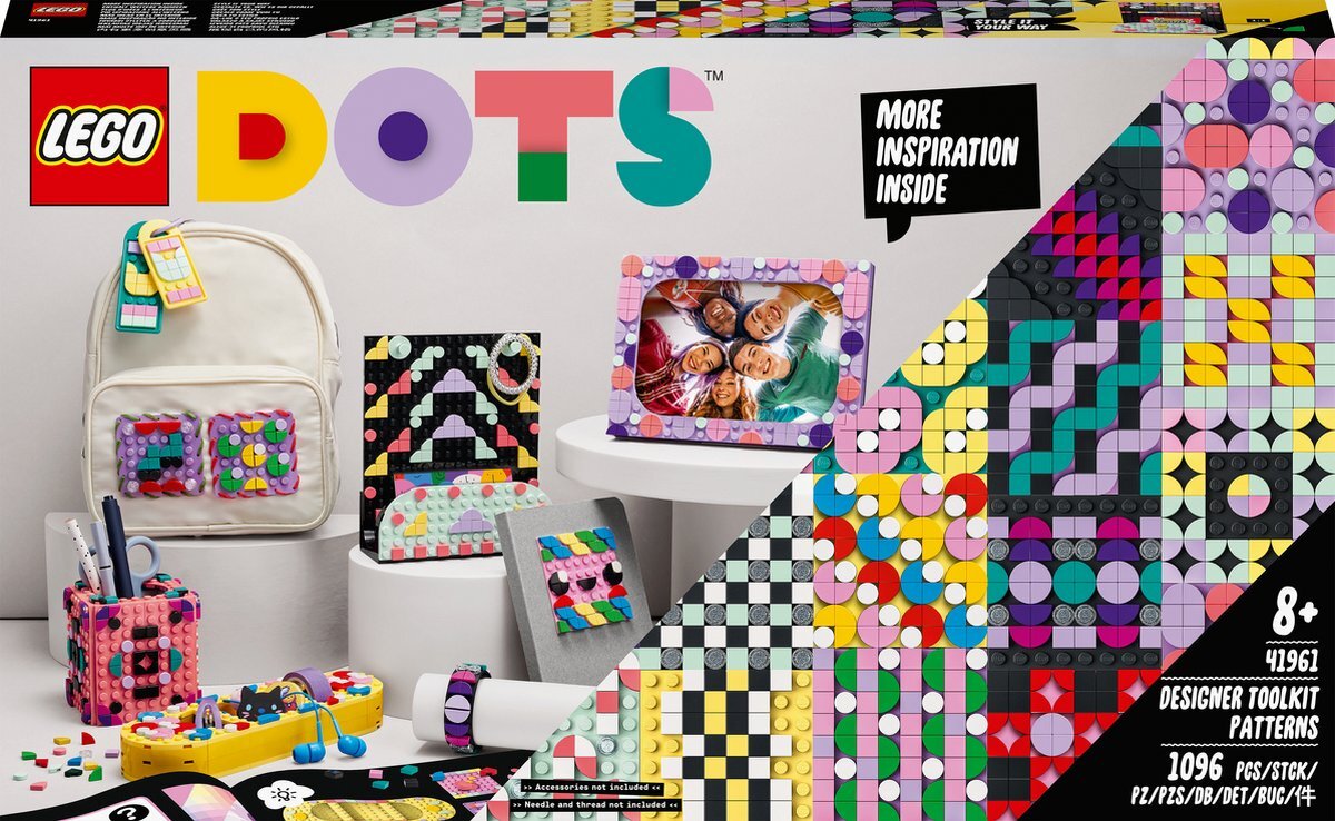 lego DOTS Ontwerperstoolkit - Patronen - 41961