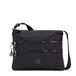 Kipling ALVAR Sac bandoulière moyen, Signature Emb (Noir)