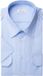 Seidensticker Chemise Coupe Regular Manches Courtes Bleu Repassage Facile Coton Tour de cou 46