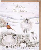 Wrendale Designs Merry Christmas to Ewe Sheep Christmas Card Pack - 8 Cards