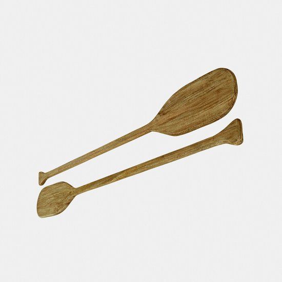 Loberon Decoratieve peddel set van 2 Windermount bruin