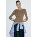 Mango pullover met wol - bruin