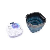 ART&GO Nomadisch aquarelstation met siliconen pot en verfpalet