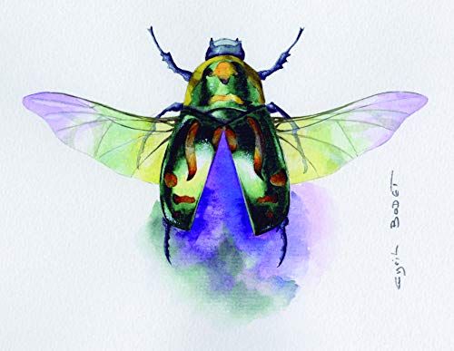 Clairefontaine 93421C - Aquarelpapier - 56 x 76 cm - 200 g - Wit - 10 vellen