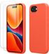 kwmobile hoes met 2x screenprotectors voor Apple iPhone 17e / iPhone 16e – screenprotector van gehard glas – draadloos opladen – levendig koraal