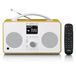 Lenco Radio internet PIR-645WH Portable Numérique - DAB/FM/Internet - Blanc/Bois