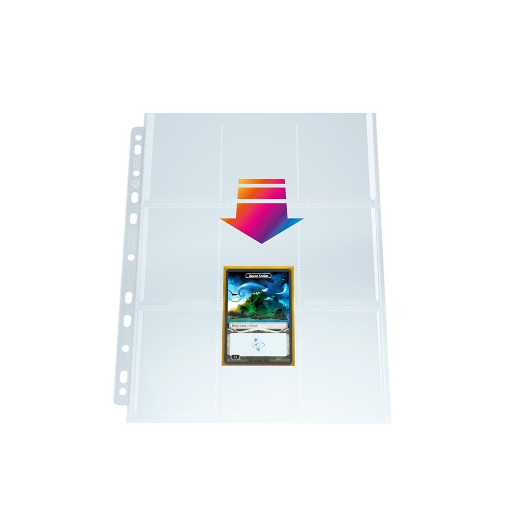 GameGenic Toploading Ultrasonic 9-Pocket Pages (50 stuks) - 4251715403457