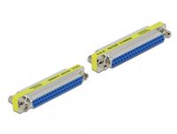 Delock 65104 D-Sub 37 broches Koppelaar Vrouwelijk naar Vrouwelijk Adapter, Zilver