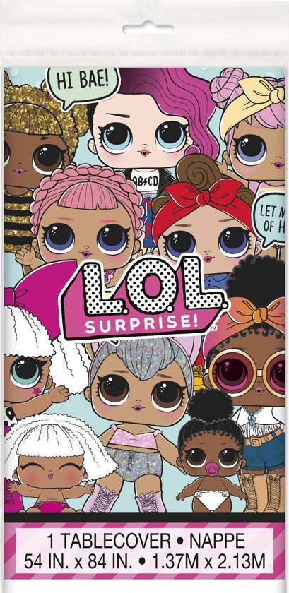 L.O.L. collectibles Lol Surpriseâ„¢ plastic tafelkleed - Feestdecoratievoorwerp