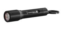 Ledlenser P3 LED kleine zaklamp, 130 lm, 110 m verstelbare focus, IP54 waterbestendig, 6,5 uur batterij, lichtgewicht 43 g, x1 AAA batterij aangedreven sleutelhanger zaklamp voor hond wandelen