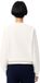 Lacoste Dames Sweatshirt Katoen Loose Fit Lange Mouw Crème wit