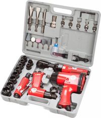 Mannesmann Jeu d'outils pneumatiques multifonctionnel de 33 pièces - 6 bar - M15033