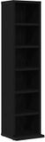 vidaXL CD-kast 21 x 20 x 88 cm spaanplaat zwart eikenkleurig
