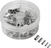 Vogt Verbindungstechnik 737009 Assortiment adereindhulzen 4 mm², 6 mm², 10 mm², 16 mm² Ongeïsoleerd Metaal 230 stuk(s)
