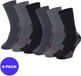 Apollo Thermo Wandelsokken Blauw Maat 35/38 6-Pack