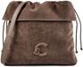 Coccinelle Lidia Suede Bim - Schoudertas 34 cm (warm taupe)