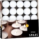 Rustik Lys Spaas Theelichten 75 Stuks 6 Branduren Wit