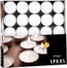 Rustik Lys Spaas Theelichten 75 Stuks 6 Branduren Wit