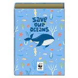 Dohe - Ringband in folioformaat - 4 ringen van 40 mm - WWF- Save our Oceans
