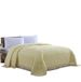 Beatrice Home Fashions Sprei, Chenille, Geel, Volledig