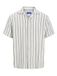 Jack & Jones Jorcoba Stripe Resort Shirt Ss Sn 12271060 Celadon Tint Mannen Maat - M