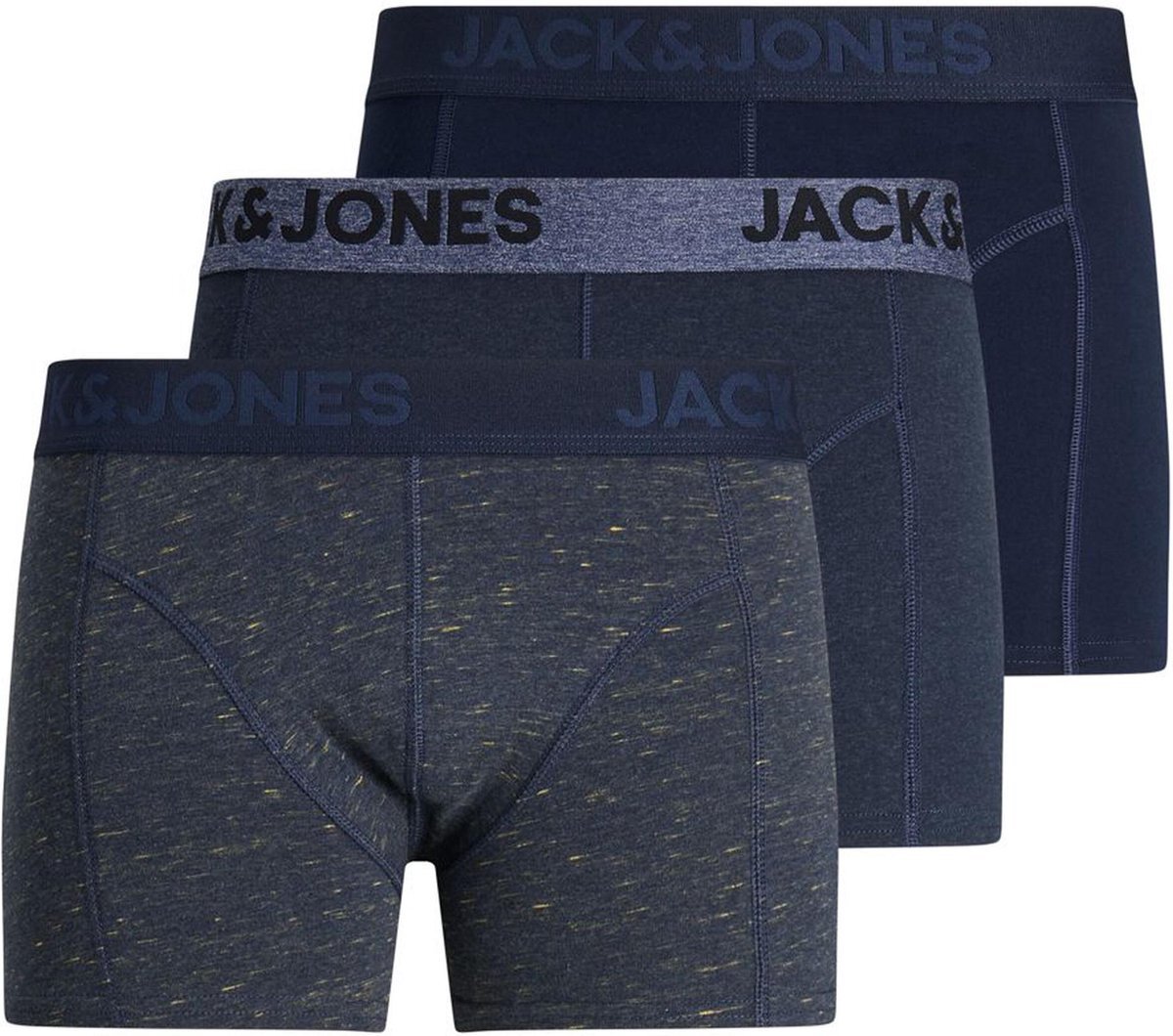 Jack & Jones 3P James Trunks Heren Boxershorts - Maat S