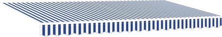 vidaXL Auvent extensible bleu 400 x 200 cm tissu