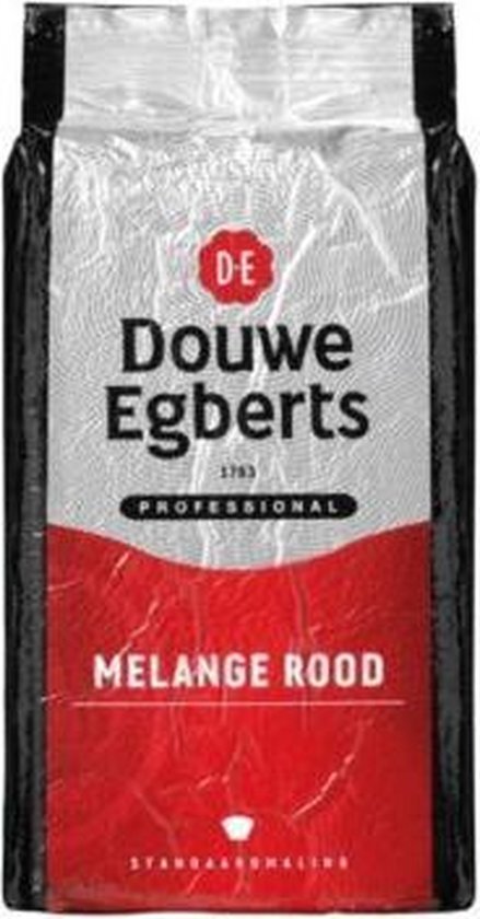 Douwe Egberts Snelfilterkoffie Melange Rood Standaardmaling 1000 g