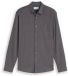 Tom Tailor - Overhemd met normale pasvorm en borstzak - Maat XXL - tarmac grey structure