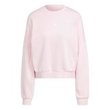adidas dames Essentials Small Logo Feel Cozy Relaxed Fit Sweatshirt, clear pink/white, XXL