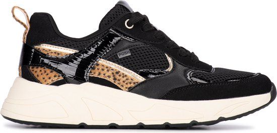 POSH by Poelman CARO Dames Sneaker - Zwart met combinatie - Maat 37
