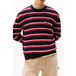Tommy Hilfiger Tjm Reg Brshd Stripe Bohemian Rose Stripe Maat: XL | Sweaters Outlet | Heren | Blauw