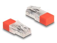 Delock 67186 kabel-connector RJ45 Rood