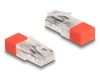 Delock 67186 kabel-connector RJ45 Rood