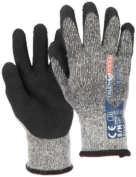 Talen Tools Werkhandschoenen Thermo Extra Warm Maat L Grijs