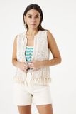 Garcia Dames Effen Vest Bruin Sleeveless