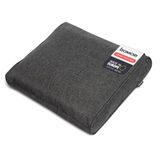 bomoe ilano – Outdoor Lounge Rugkussen 60x40cm – Tuinkussen 10cm dik, Wasbaar & UV Bescherming – Antraciet