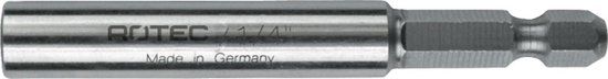 Rotec Magn.Bith RVS E 6,3x74mm C-ring 0,6x6,9mm/huls Ø 9,6mm