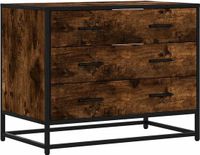 vidaXL Ladekast - Gerookt Eiken - 70x41x56 cm