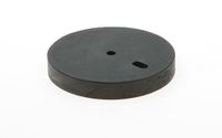 Oxloc Onderlegplaat voor deurbuffer 62000 - Zwart - Rubber
