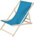 Mucola chaise de plage pliante chaise longue de plage en bois chaise longue de jardin chaise longue pliante - Bleu