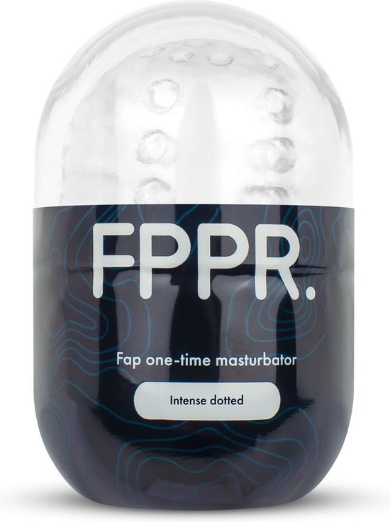 FPPR. Fap One-time Dotted Texture - Masturbator voor Man voor Eenmalig Gebruik - Sex Toys voor Mannen - Inclusief Glijmiddel