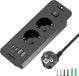 Prise encastrée 2 voies - Prise de courant encastrée avec USB c - Prise de courant de table avec interrupteur - Plan de travail - Table de banc