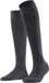 FALKE Vitalizer met compressie katoen kniekousen dames grijs - maat 39-40