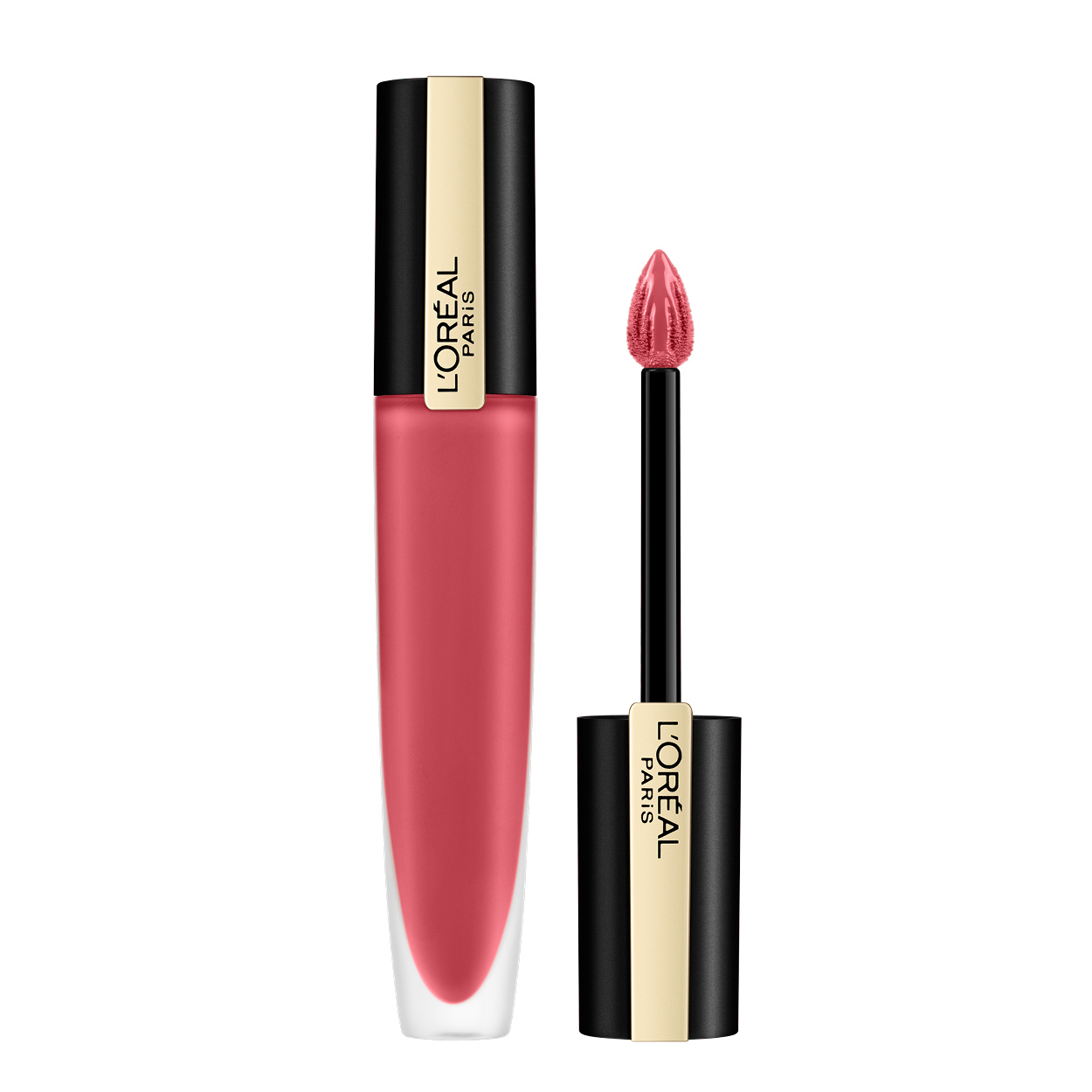 L'Oréal Make-Up Designer Rouge Signature Lipstick - 121 I Choose - Paars - Matte Vloeibare Lippenstift - 7 ml