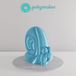 Polymaker PolyLite PLA Filament Silk - 1.75 mm - Bleu clair - 1 kg