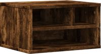 vidaXL Printerkastje - Gerookt Eiken - 40x32x22,5 cm