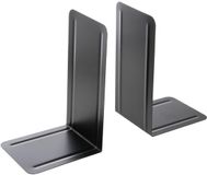 WESTCOTT Boekensteunen, 2 stuks, lichtgrijs, metaal