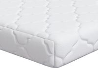 vidaXL Matras Wit 80 x 160 cm Jacquard stof
