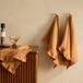 NOUS Living torchons en coton Tess 70x50 cm - orange (set de 3)